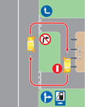 Несоблюдение требований, предписанных дорожными знаками и (или) разметкой проезжей части дороги, при въезде на прилегающую территорию или при выезде с такой территории